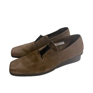 Arche Women’s Nubuck Suede Wedge Loafers